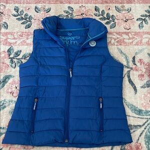 Superdry Vibrant Blue Quilted Vest